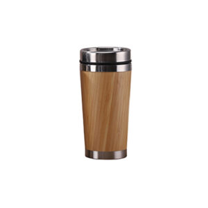 Wood Grain Insulated Stainless Steel Cafe Cups