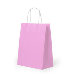 100Pcs Kraft Paper Gift Bags with Handles for Food & Shopping Packaging
