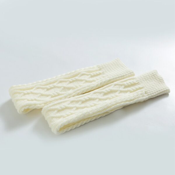 Wholesale Knitted Women's Over Knee Warmer Socks - Image 3