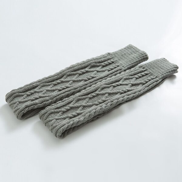 Wholesale Knitted Women's Over Knee Warmer Socks - Image 5
