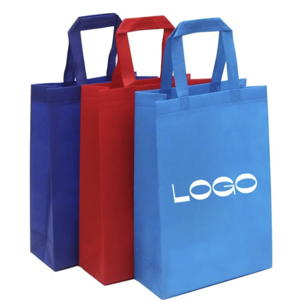 Custom Pink Holographic Non-Woven Tote Bag - Image 2