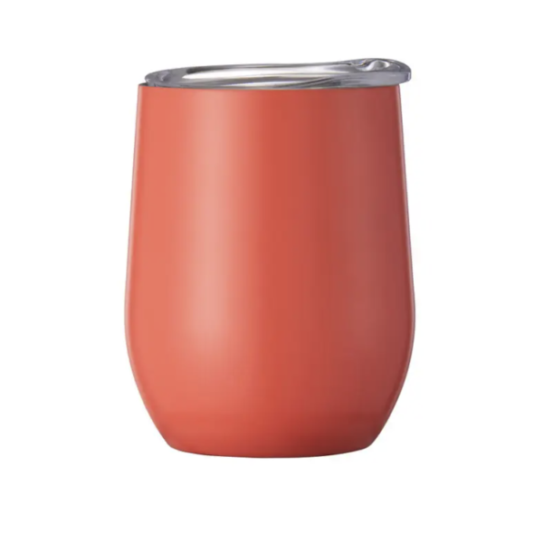 Red Wine Cup w/ Stainless Straw - Travel Tumbler
