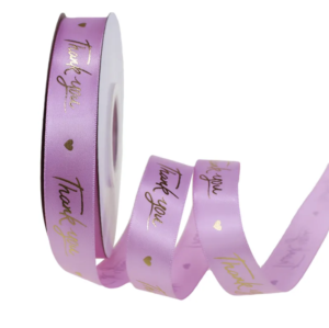 Custom Logo Satin Ribbon for Gift Wrapping