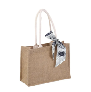 Custom Eco Jute Tote Bags - Reusable Shopping Handbags