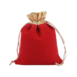 Custom Jewelry Velvet Drawstring Bags - Logo Print, Tassel, Bracelet Pouch