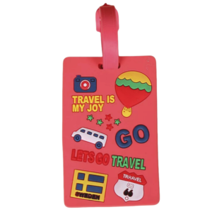 Custom Luxury Animal PVC Luggage Tag