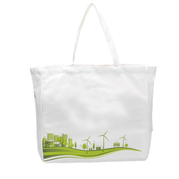 Extra Large Logo-Printed Canvas Tote - Best Seller