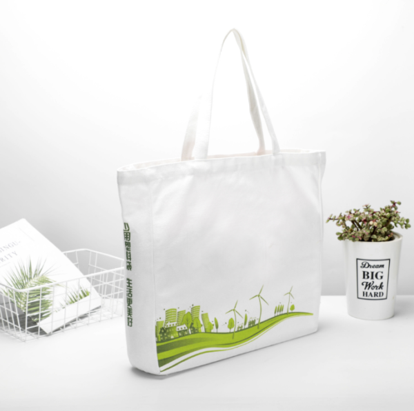 Extra Large Logo-Printed Canvas Tote - Best Seller - Image 3