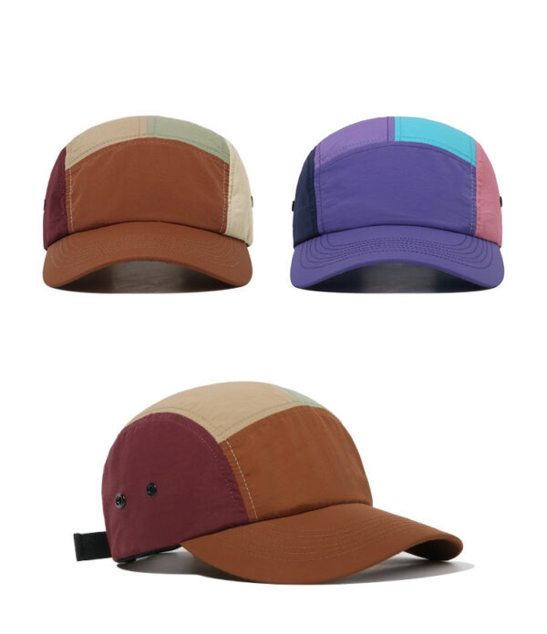 Wholesale Waterproof 5-Panel Snapback Caps - Image 2