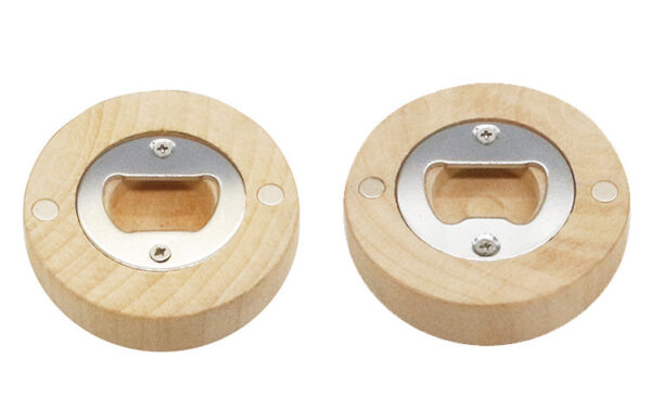 Wedding Favor Wood Magnet Bottle Opener - Image 4