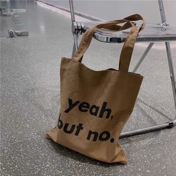 Custom Logo Organic Calico Canvas Tote - Image 2