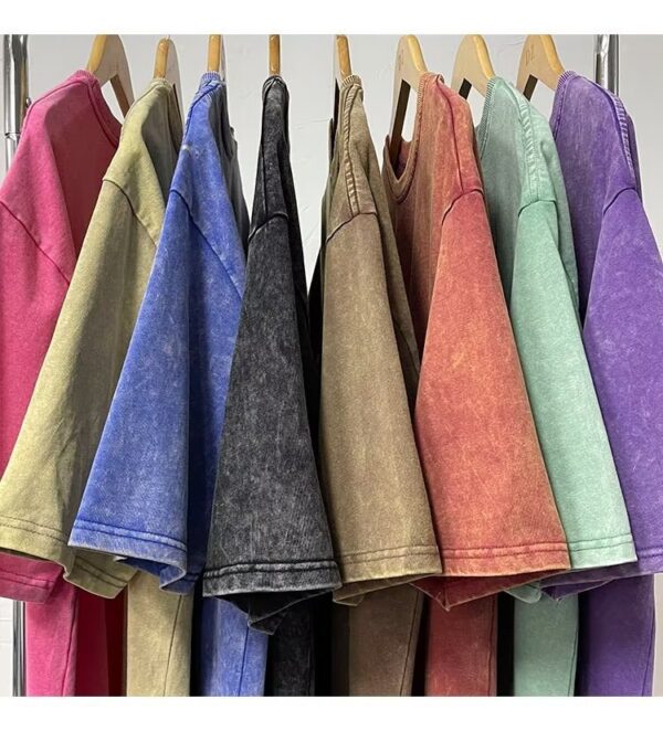 Custom Heavyweight Vintage Acid Wash T-Shirts Men - Image 5