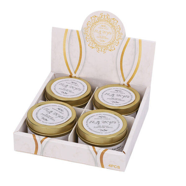Tin Plated Scented Candle Jars - Wedding, Home, Office Use - Image 6