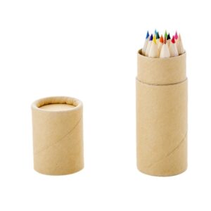 12 Colors 7-Inch Wooden Pencil Set for Kids & Students