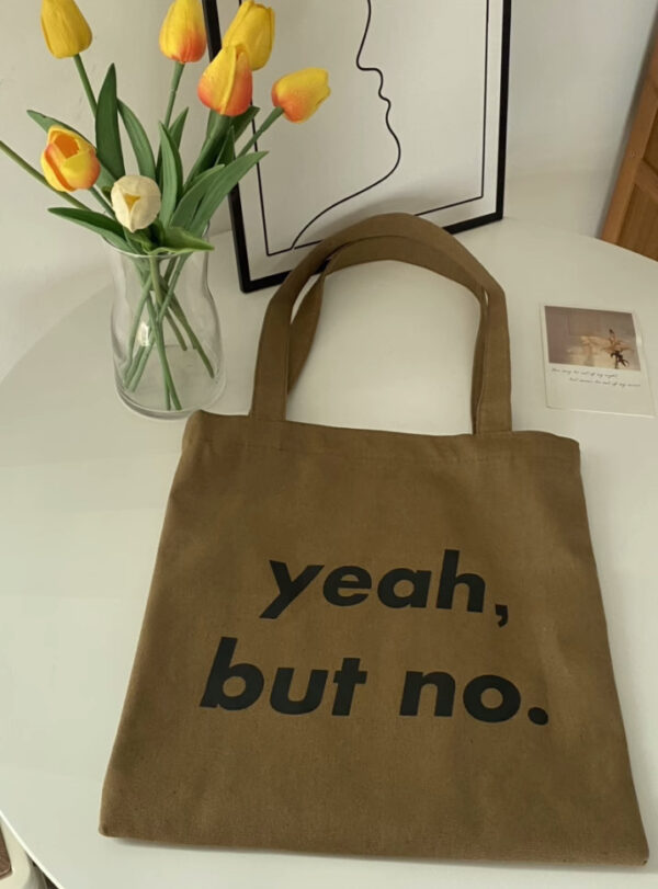 Custom Logo Organic Calico Canvas Tote - Image 4