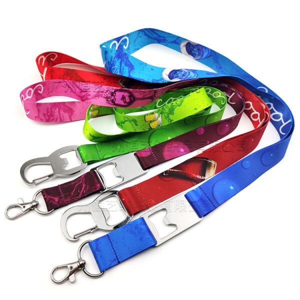 Custom Logo Lanyards - Metal Clip, Phone, Keychain, Bottle Opener - Image 2