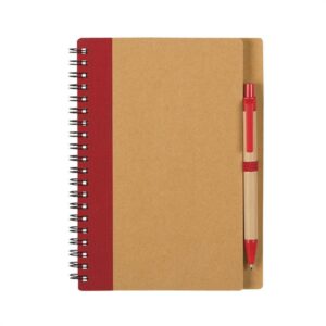 Wholesale A5 Kraft Spiral Notebook, Lined, Eco-Friendly