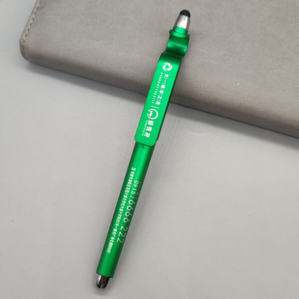 Custom Logo Stylus Ballpens - Mobile Holder, Touchscreen Use - Image 4