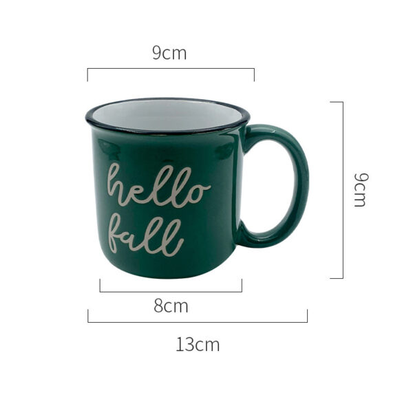 Custom White Ceramic Campfire Mugs for Party Use - Image 2