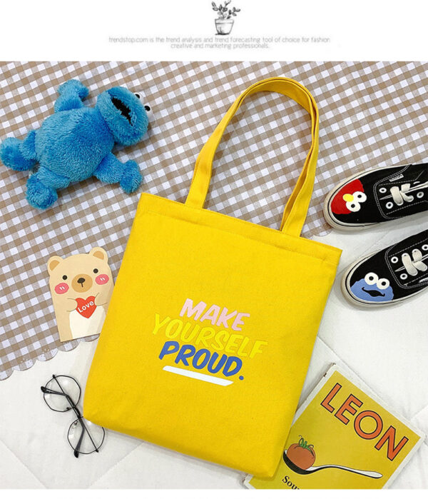 Large Cotton Shopping Bags, Reusable, Portable Totes - Image 5