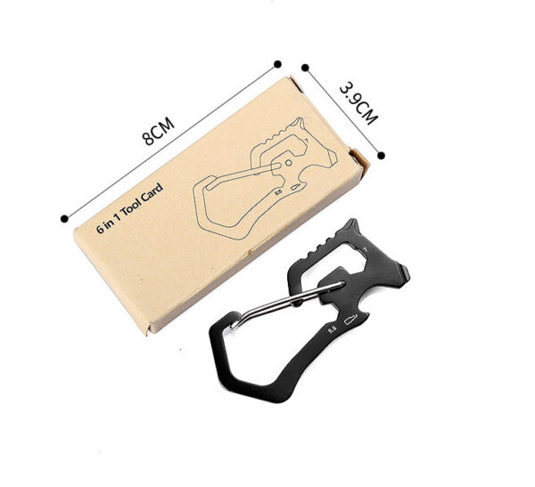 Portable EDC Multi-Tool Carabiner with Bottle Opener - Image 5