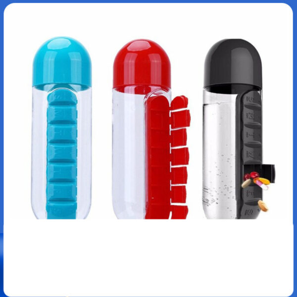 Time Marker Borosilicate Glass Water Bottles - Image 6