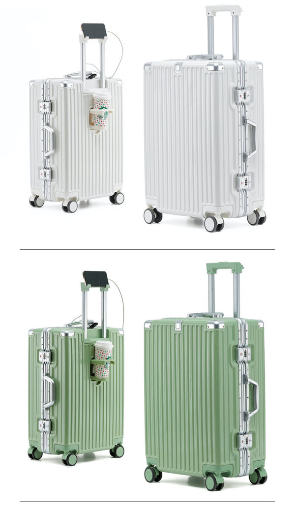 ABS Hard Shell Suitcase with Cup Holder - Image 5