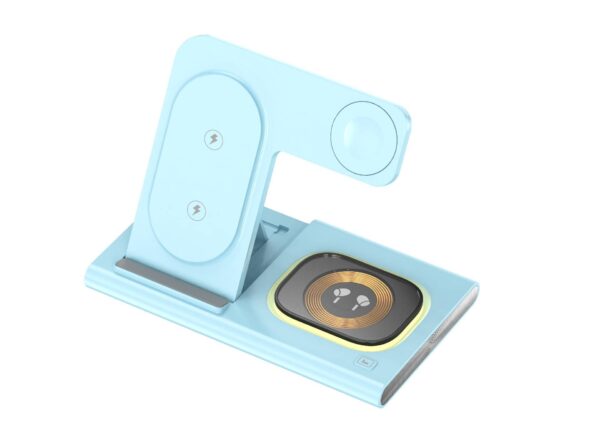 3-in-1 Qi Wireless Charger - Phone, Watch, Earphone Stand - Image 3