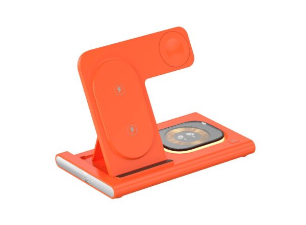3-in-1 Qi Wireless Charger - Phone, Watch, Earphone Stand - Image 2