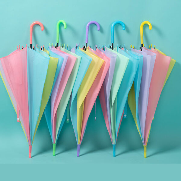Custom Logo Plastic Windproof Umbrella - Image 4
