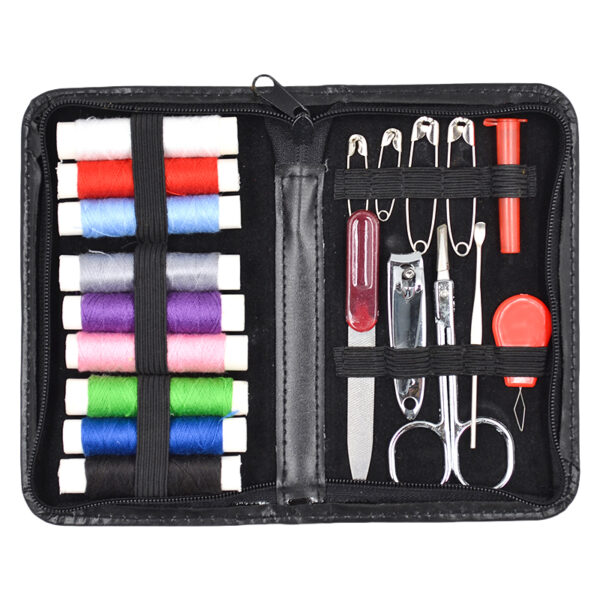 Wholesale Portable Sewing Kit: 18-Color Threads & Accessories - Image 3