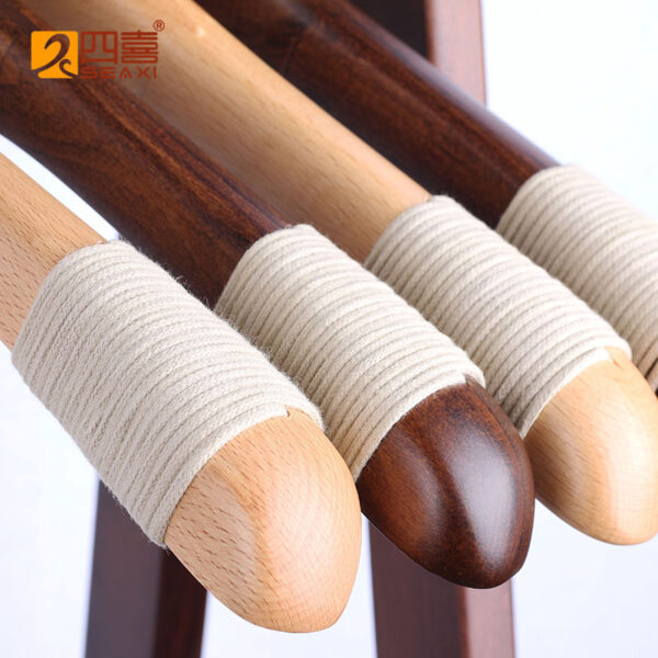 Luxury Wooden Suit Hangers - Wide Shoulder, Non-Slip - Image 4