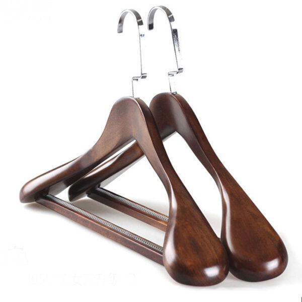 Custom Logo Wooden Hangers for Clothing Stores