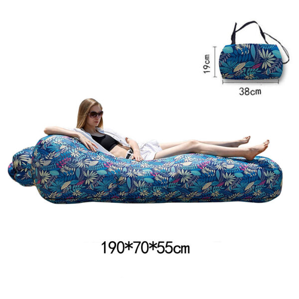 Inflatable Waterproof Lounger with Pillow for Beach & Camping - Image 5
