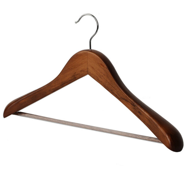 Custom Logo Wooden Hangers for Clothing Stores - Image 3