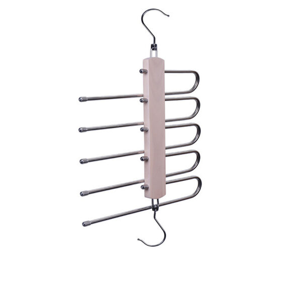Wooden Wardrobe Rack - Multifunctional, Durable, for Pants - Image 4