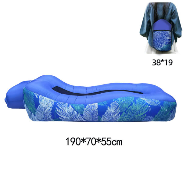 Inflatable Waterproof Lounger with Pillow for Beach & Camping - Image 6