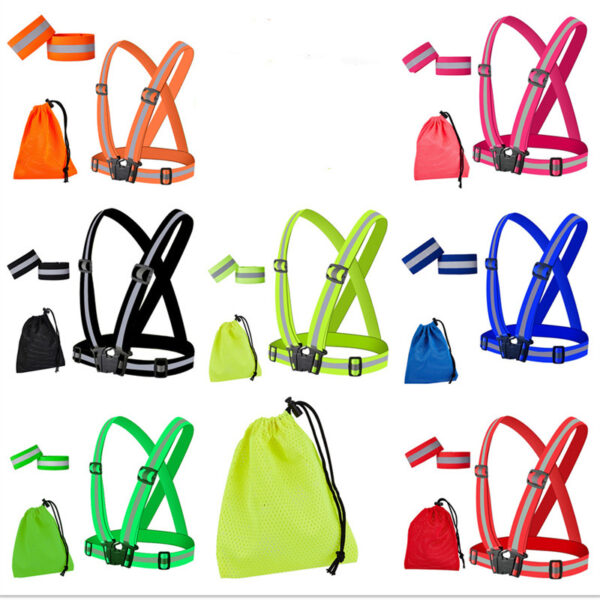 Custom Reflective Safety Vests for Night Running & Cycling - Image 6