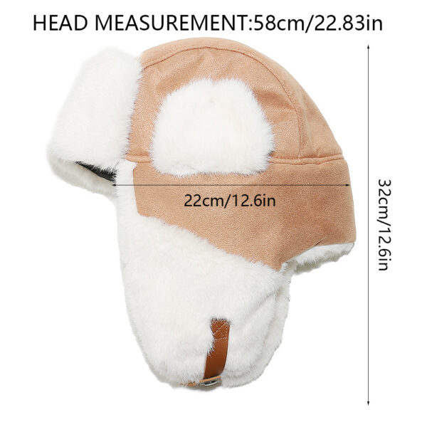 Plush Cotton Earflaps Winter Hat for Women & Men - Image 6
