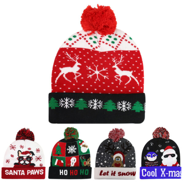 Rainbow LGBT Pride Heart Embroidery Knitted Hats Beanies - Image 8