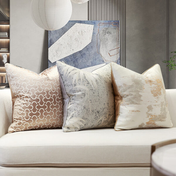 Luxury Jacquard Pillow Cases with Custom Embroidery - Image 4