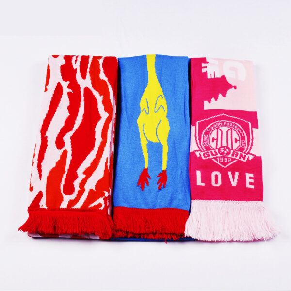 Custom Acrylic Football Scarf for Fans - Wholesale Options - Image 6