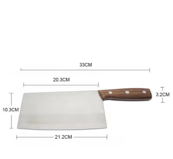 High-Quality Wood Handled Boning Butcher Knife - Image 3