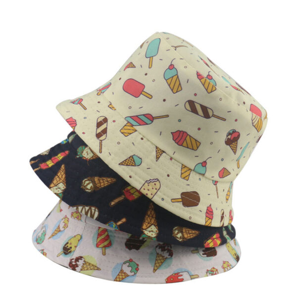 Foldable Checkered Racing Sun Hat for Beach & Fishing - Image 3