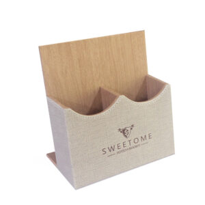 Leather Hotel Room Remote Control Storage Box