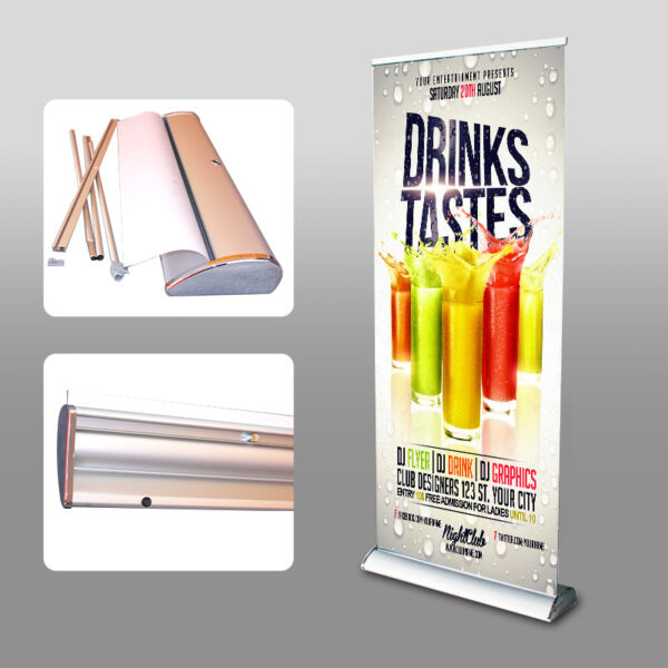 Extraordinary Roll up Banner Stand Poster for Exhibitions - Image 3