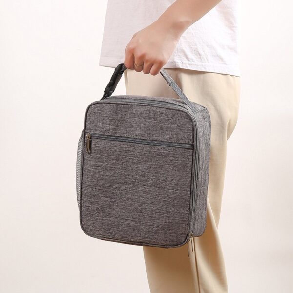 Custom Insulated Lunch Box with Drink Holder - Image 2