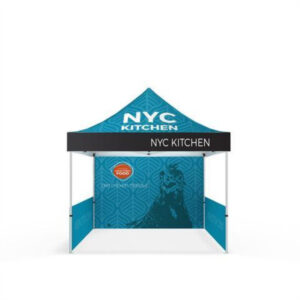 Custom Logo 10'x10' Folding Canopy Tent for Beach Events