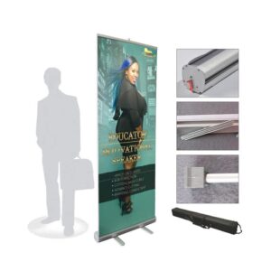 Retractable Aluminum Roll Up Banner Stand