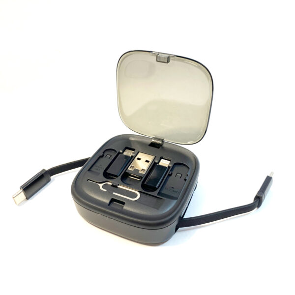 6-in-1 USB-C Cable Organizer with Fast Charge - Image 3